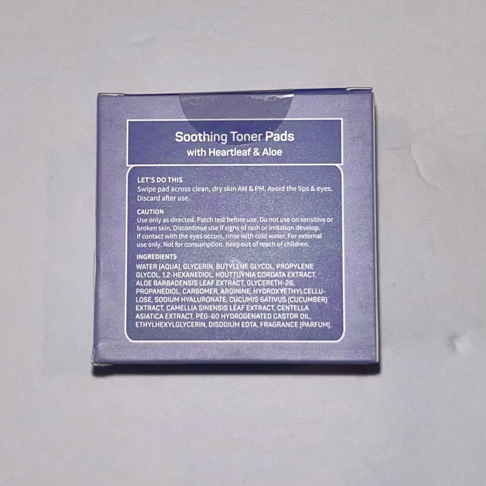 SPALIFE Rest and Reset Soothing Toner Pads with Heartleaf and Aloe - Picture 3 of 4